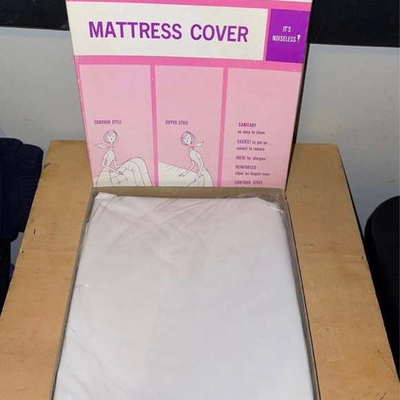 NOS/NIB: Vintage Ex Cell SILK TEX Queen Size Mattress Cover - Picture 2 of 5